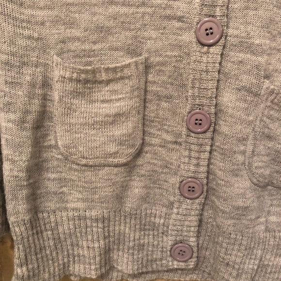 J. CREW Super-Fine Alpaca & Wool Gray Cardigan NEW - Picture 4 of 8